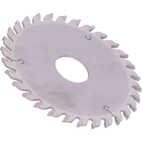 Lame de scie en alliage d'aluminium pour le travail du bois, 30 dents, pour le fraisage vertical et le rainurage, 125 x 30 x 3,5 - 30 dents (1/5)