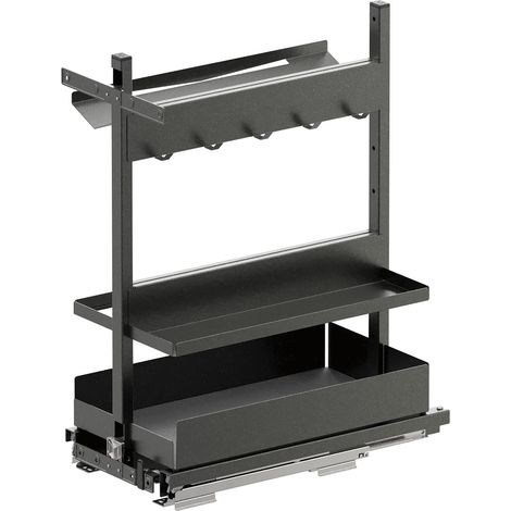 VS SUB Larder Flex Essentio Clean Unterschrank Auszug Set KB 300mm, lava (1/3)