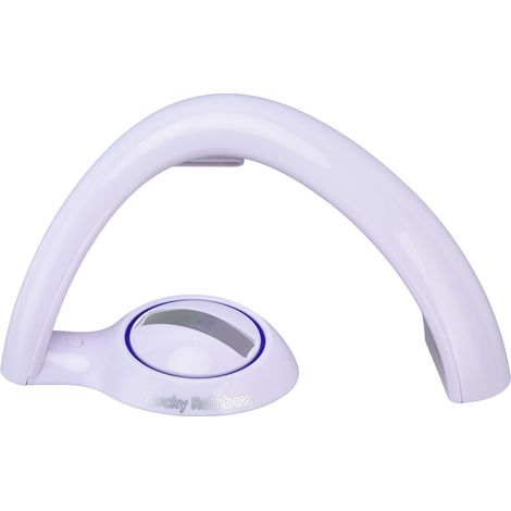 Veilleuse à projection, alimentée par piles, 2 modes, lampe projecteur incurvée et colorée pour chambre, bar, café (1/5)