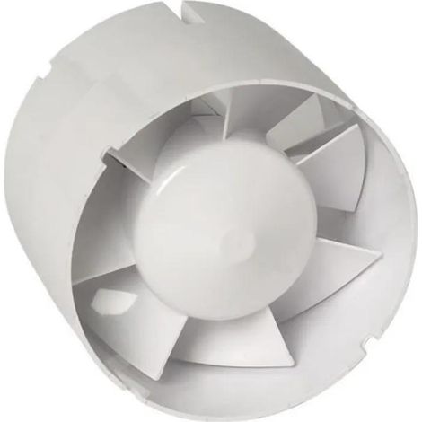 Aldes INLINE D125 extractor de aire blanco silencioso