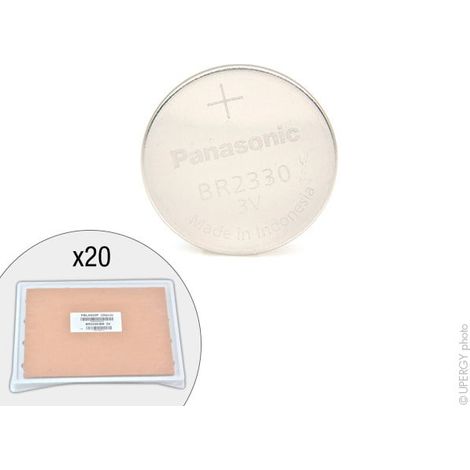 Panasonic - Pile bouton lithium BR2330/BN PANASONIC 3V 255mAh (1/4)