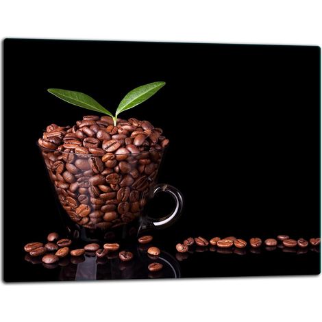 Glasschneidebrett 52x40 Kaffee (1/5)