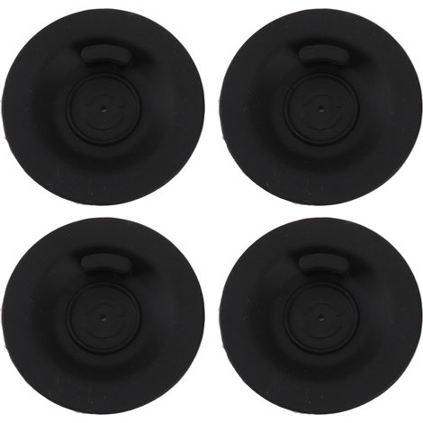 Disco de retrolavado para cafetera, 54 mm, 4 piezas, silicona de grado alimenticio con orificio central para limpieza. (1/4)