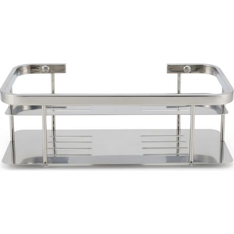 Estantería de ducha de acero inoxidable brillante x 2 (1/5)