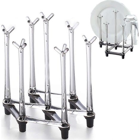 Porte-gobelets pliable - Avec plateau de support (1/4)