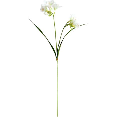 Fleur d'orchidée Cymbidium artificielle, fausse plante pliable pour la maison, le bureau, les tables d'intérieur, décoration de centres de table, blanche (1/5)