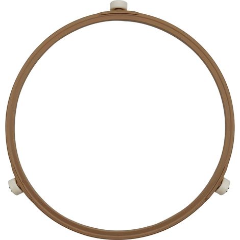 Plateau tournant pour four à micro-ondes de 19 cm, avec rouleaux de 14 mm de hauteur, plateau rotatif de 19 cm, plateau central en verre, support de support intérieur de rechange, anneau de (1/5)