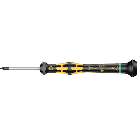 1567 Tournevis Kraftform Micro TORX, TX 5 x 40 mm, Noir/jaune (1/2)