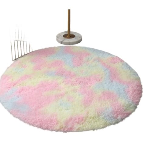 Tapis moelleux pour chambre à coucher, tapis duveteux et shaggy pour chambre à coucher, tapis doux pour chambre d'enfant (1/5)