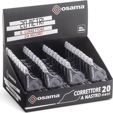 Osama Cinta Correctora 5mm x 20m - Paquete de 36 Unidades (1/4)