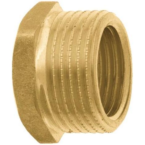 GEKA® Reduzierstück Innengewinde 1 Zoll x Außengewinde 1 1/4 Zoll Sechskant (1/5)