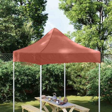 Toit de tente de réception-Toit de remplacement 2x2 m Terre cuite 270 g/m² (1/5)