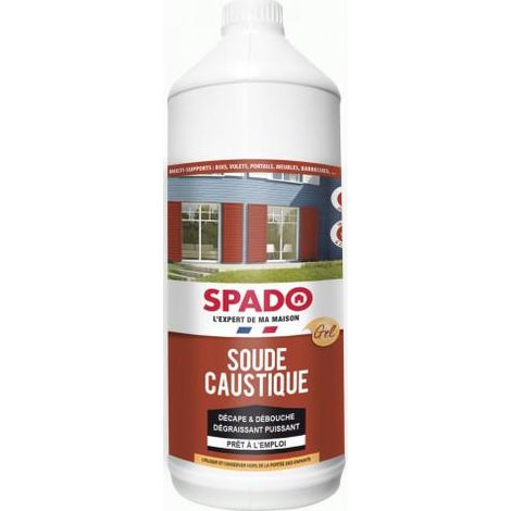 Gel di Soda Caustica Spado 1 L Decapante e Pulente