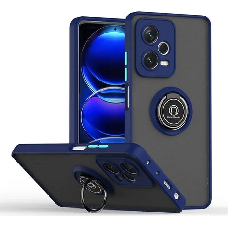 Coque pour Redmi Note 14 Pro+ (Bleu) : support magnétique, antidérapante et résistante aux chutes. (1/5)