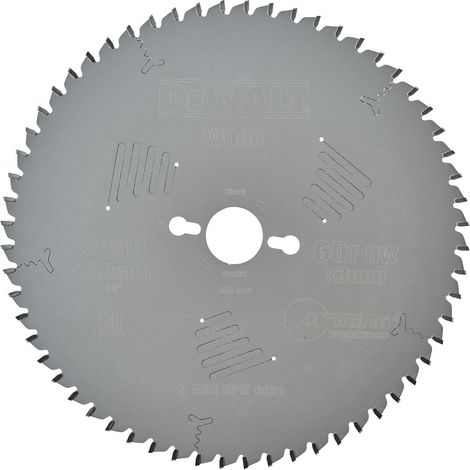 DEWALT DT4352-QZ EXTREME mitre saw blade 250mm x 30mm x 60T