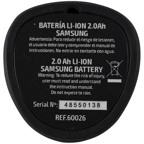 BATTERIE LI-ION SAMSUNG 2.0AH -POUR REF. 60024 JBM60026 (1/2)