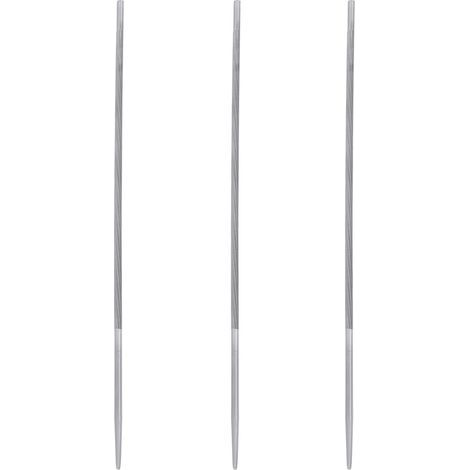 3 pièces limes d'afftage de chane de trononneuse rondes 4mm 5/32in accessoires de tondeuse à gazon (1/5)