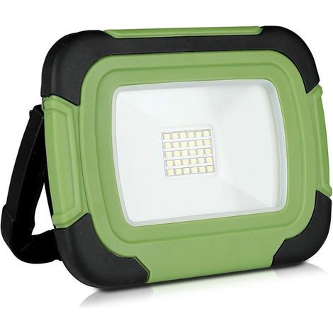 FARO FARETTO SOS LAMPADA LED SMD 20W MULTIFUNZIONE RICARICABILE A BATTERIA CON CHIP SAMSUNG EMERGENZA  Bianco Naturale