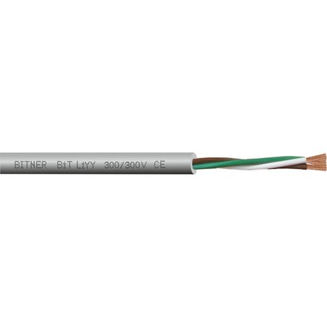 Cavo di controllo LIYY 300/300V 6x1 grigio Bitner S30131