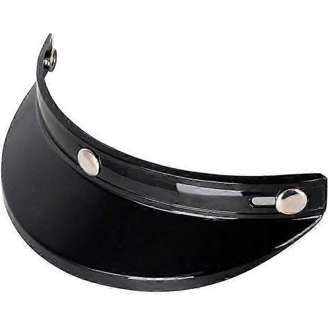 Casque de moto rétro jet 3/4 avec visière réglable par bouton-pression, déflecteur de vent et pare-soleil SOWHBYV (1/4)
