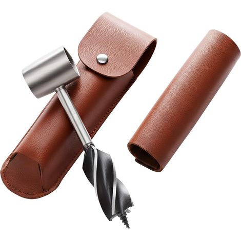 Perceuse à main pour le travail du bois, tariere manuelle pour camping, Bushcraft et randonnée en plein air (1/5)
