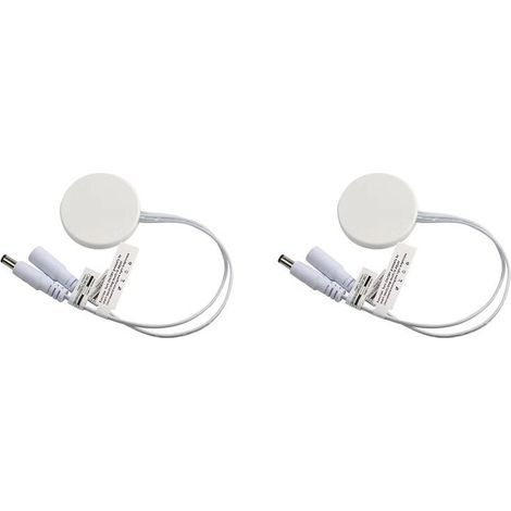 Convient aux interrupteurs tactiles à capteur LED pour panneaux en bois de 2 pouces, interrupteurs encastrés, interrupteurs tactiles adaptés aux bandes lumineuses LED blanches. (1/4)
