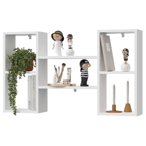 Librería para salón o habitación infantil, estante de pared de 100 cm, negra. Librería para salón o habitación infantil, estante de pared de 100 cm, negra. (1/5)