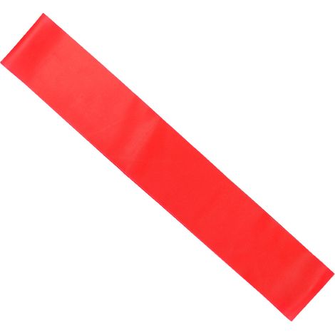 Bande de résistance élastique pour exercices de yoga et fitness, sangle d'étirement rouge 600 x 50 x 0,9 mm (1/5)