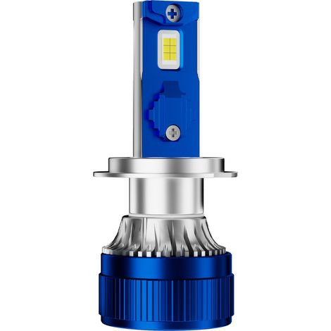 luces LED H7 para coche, 6000K 12000LM, bombilla LED superbrillante de luz alta y baja, repuesto para faros antiniebla, Plug & Play, para coches/camiones. (1/5)