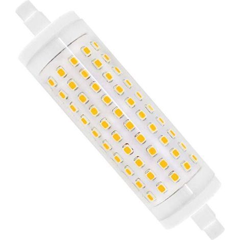 Lampadina LED R7S 118mm 15W dimmerabile bianco caldo 3000K, equivalente alla lampada alogena a matita J118 R7S 150W-200W, AC 220V, R7S in ceramica per studio/soggiorno, [Classe energetica A] (1/5)