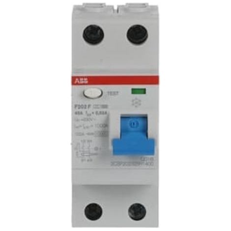 ABB differenziale puro bipolare 40A 0,03mA Classe F - F202F4030