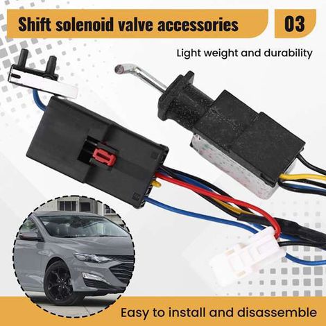 1 couleur : voir photo. Matériaux : plastique et métal. Pièce de rechange pour électrovanne de transmission automobile 26356040. (1/4)