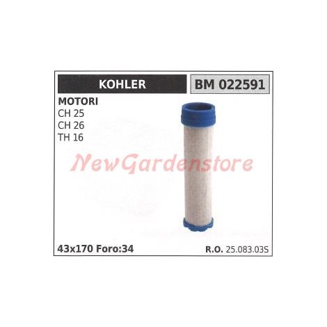 Filtro aria KOHLER trattorino rasaerba CH 25 26TH 16 022591
