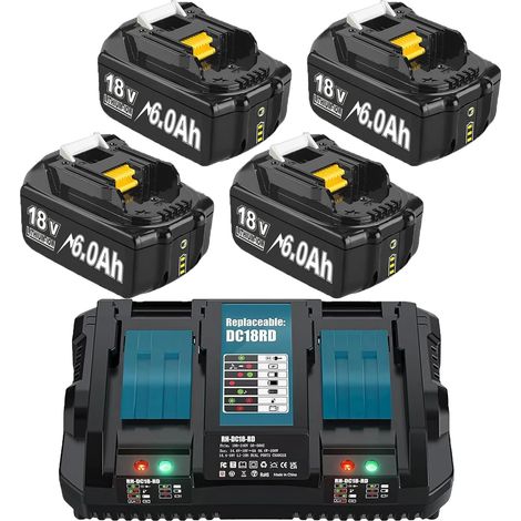 Ersatzakku, 18 V, 6000 mAh Kapazität (1/2)