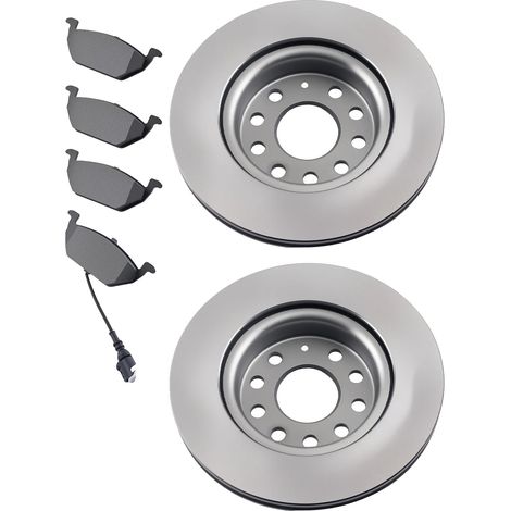 Kit dischi e pastiglie freno, diametro 320 mm, spessore 28 mm, compatibile con Golf V Variant VI 2003-2014, dissipazione del calore migliorata, facile installazione. (1/5)
