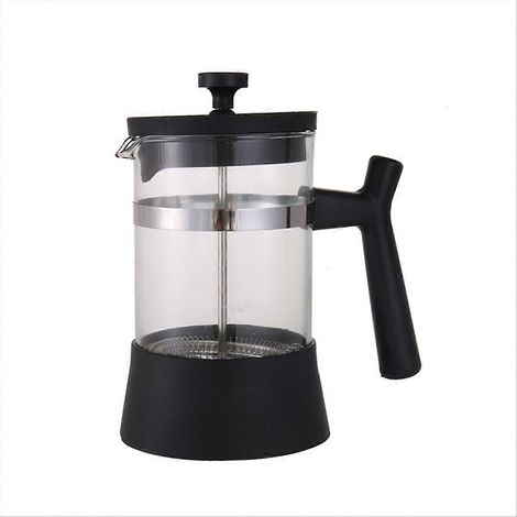 Cafetière à filtre, cafetière à filtre française en plastique borosilicate haute température (1/5)