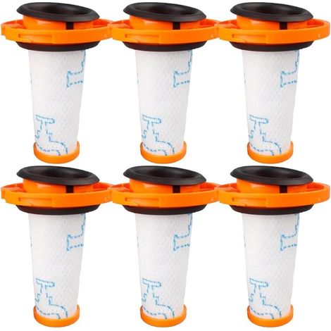 6er-Pack Filter für X-Force Flex 9.60, waschbar, wiederverwendbar, für Akku-Staubsauger (1/5)