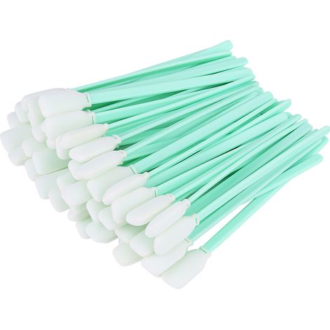 Lot de 50 bâtonnets nettoyants en mousse pour teinture, peinture et polissage, éponges à embout en mousse pour travaux manuels. (1/5)
