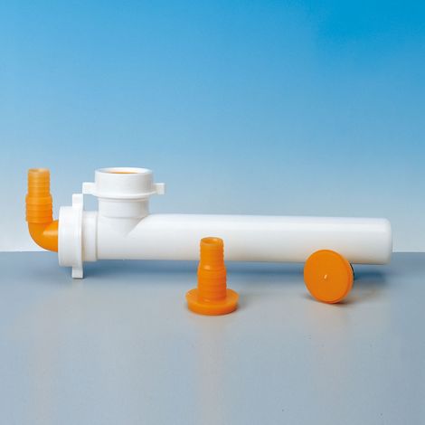 Art./8 Raccordo bianco 2 vie ø 40 attacco lavartice - lavastoviglie 230 mm 8.2429.04 (1/4)