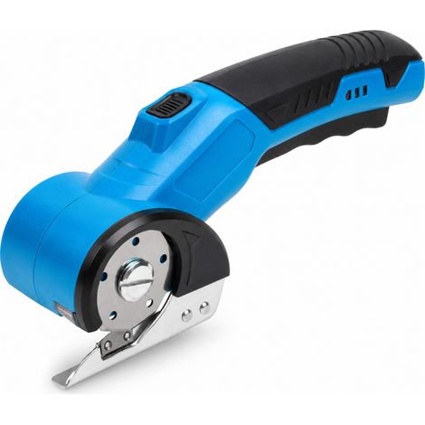 Rechargeable Electric Scissors for Fabric Leather Blue 22 cm (1/5)