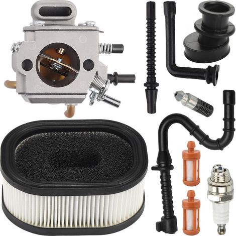 Carburateur pour Sti-HL 044 046 MS 440 MS 460 tronçonneuse Remplace 1128 120 0625 avec Filtre à air Bougie d'allumage Tuyau de Carburant Filtre à Carburant Filtre à Huile (1/5)