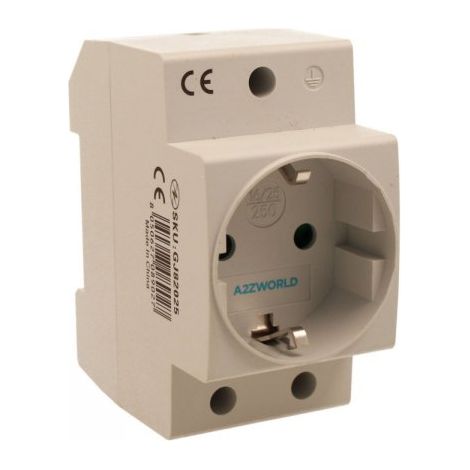 Presa Schuko Modulare Tipo F 2M 25A AC 250V IP20 IEC60884 SK-225-EU