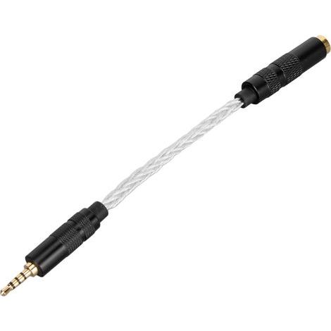 Adaptateur Audio 4.4mm Femelle vers 2.5mm Mâle Câble Haute Fidélité pour Casques Audiophiles (1/5)