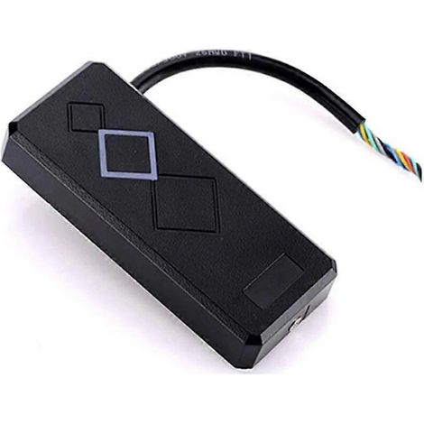 Lecteur de cartes étanche 125 kHz 13,56 MHz Wiegand 26/34 avec indicateurs LED, lecteur de cartes de sécurité EM ID pour contrôle d'accès et lecteur de circuits intégrés (1/5)