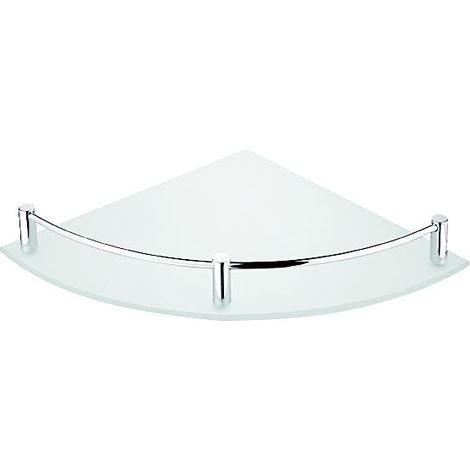 Nimco - Verre d'angle de remplacement avec cadre, chromé 1091RA-26 (1/2)