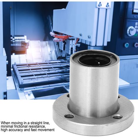 Palier linéaire à bride ronde en acier pour machines électroniques LMF25UU/LMF20UU/LMF16UU/LMF13UULMF20UU (1/3)