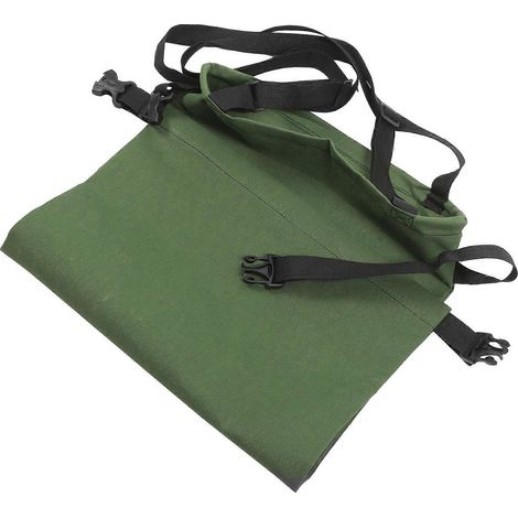 Sac de rangement pour champignons, vert foncé, compatible avec la cueillette de fruits. (1/5)