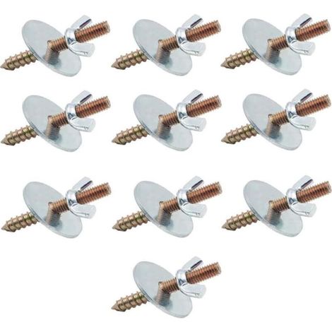 Bardusch Kits de vis de Fixation, écrous et vis pour fabriquer des perchoirs à Oiseaux, vis de Cage à Oiseaux, écrou métallique, Kits de Montage de vis pour (1/5)