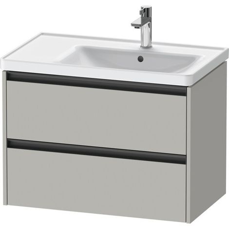 Duravit Ketho.2 Waschtischunterbau wandhängend, 2 Schubkästen, (1/2)