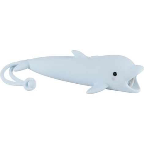 Lampe de poche rechargeable Les dauphins LED, Lampe de poche en silicone en forme d'animal mignon, Confortable Touch Long Press pour régler la luminosité éclairage extérieur Lumière créative (1/4)